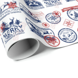 Weihnachtsfeiertage Lieferung Nordpol Express Geschenkpapier