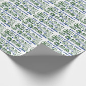 Weihnachtsfeiertage Lieferung Nordpol Express Geschenkpapier (Ecke)