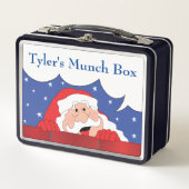 Weihnachtsfeiertage Light Tones Metal Lunch Box (Vorderseite)
