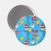 Weihnachtsfeiertage Magnet (Vorderseite/Rückseite)
