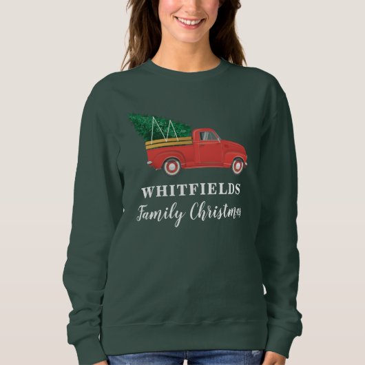 Weihnachtsfeiertage Matching Mama Sweatshirt (Vorderseite)