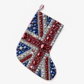 Weihnachtsfeiertage mit Britischen Strümpfen Kleiner Weihnachtsstrumpf (Vorderansicht (hängend))