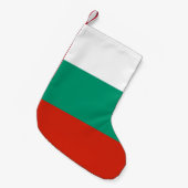 Weihnachtsfeiertage mit bulgarischer Flagge Kleiner Weihnachtsstrumpf (Vorderansicht (hängend))