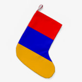 Weihnachtsfeiertage mit der Fahne Armeniens Kleiner Weihnachtsstrumpf (Vorderansicht (hängend))
