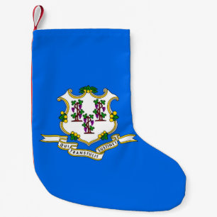 Weihnachtsfeiertage mit der Fahne von Connecticut, Kleiner Weihnachtsstrumpf
