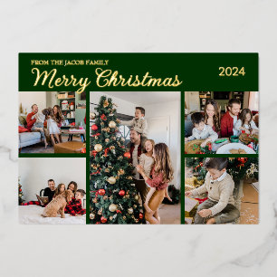 Weihnachtsfeiertage Moderne Fotografie Folien Feiertagskarte
