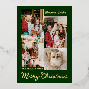 Weihnachtsfeiertage Moderne Fotografie Folien Feiertagskarte