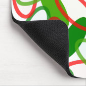 Weihnachtsfeiertage Mousepad (Ecke)