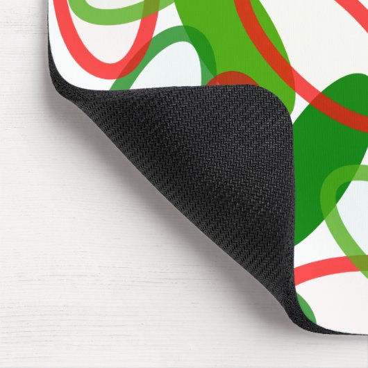 Weihnachtsfeiertage Mousepad (Ecke)