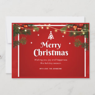 Weihnachtsfeiertage Nichtfoto Grüne Vintag Feiertagskarte