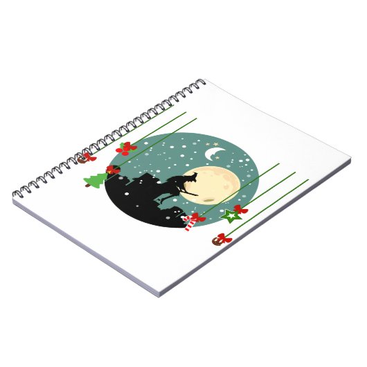 Weihnachtsfeiertage Notizblock (Linke Seite)