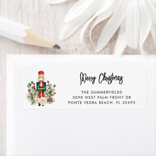 Weihnachtsfeiertage Nutcracker Rücksendeadresse (Insitu)