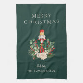 Weihnachtsfeiertage Nutcracker-Skriptfamilie Geschirrtuch (Vertikal)