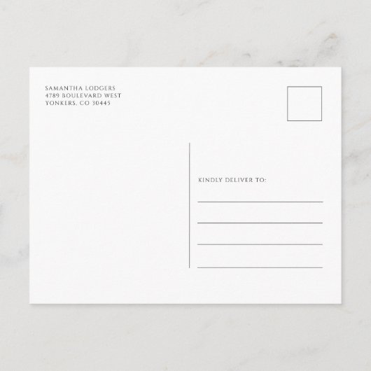 Weihnachtsfeiertage Open House Party Einladungspostkarte (Rückseite)