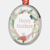 Weihnachtsfeiertage Ornament Aus Metall (Links)