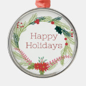 Weihnachtsfeiertage Ornament Aus Metall (Vorne)