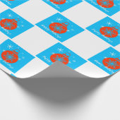 Weihnachtsfeiertage Ornamente Geschenkpapier (Ecke)