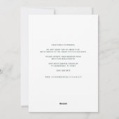 Weihnachtsfeiertage Palmenbaum - Ankündigung (Rückseite)