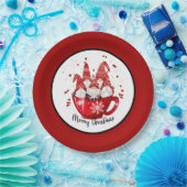 Weihnachtsfeiertage Pappteller (Party)