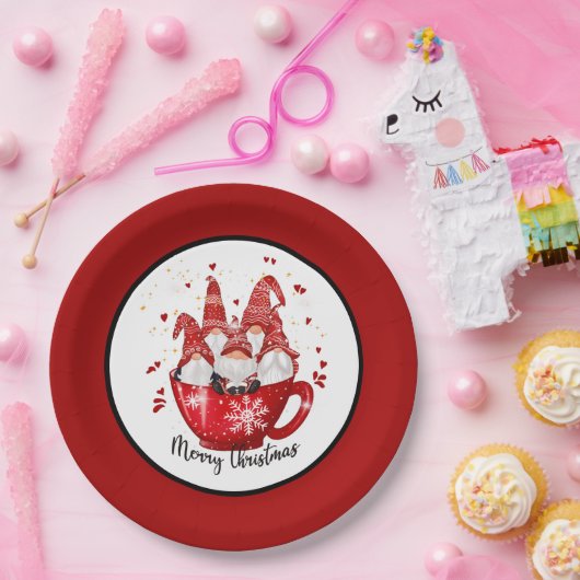Weihnachtsfeiertage Pappteller (Party)
