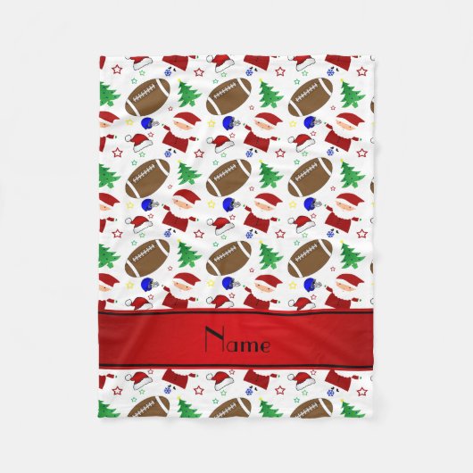 Weihnachtsfeiertage personalisiert fleecedecke (Vorderseite)