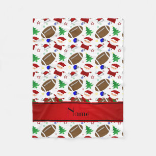 Weihnachtsfeiertage personalisiert fleecedecke