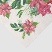 Weihnachtsfeiertage Poinsettia Blume Seidenpapier (Ausschnitt)