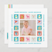 Weihnachtsfeiertage Postage Briefmarke Foto (Vorne/Hinten)