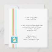 Weihnachtsfeiertage Postage Briefmarke Foto (Rückseite)