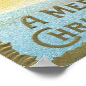 Weihnachtsfeiertage-Poster Poster (Ecke)