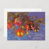 Weihnachtsfeiertage Postkarte (Vorne/Hinten)