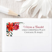 Weihnachtsfeiertage Rücksendeadresse Poinsettia (Insitu)