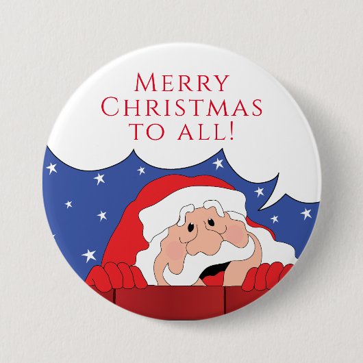 Weihnachtsfeiertage Runde Button (Vorderseite)