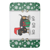 Weihnachtsfeiertage (S.S. Schwarz & Bräu Niedlich) Badematte (Vorderseite Vertikal)