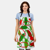 Weihnachtsfeiertage Schürze (Getragen)