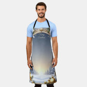 Weihnachtsfeiertage-Schürze Schürze (Getragen)