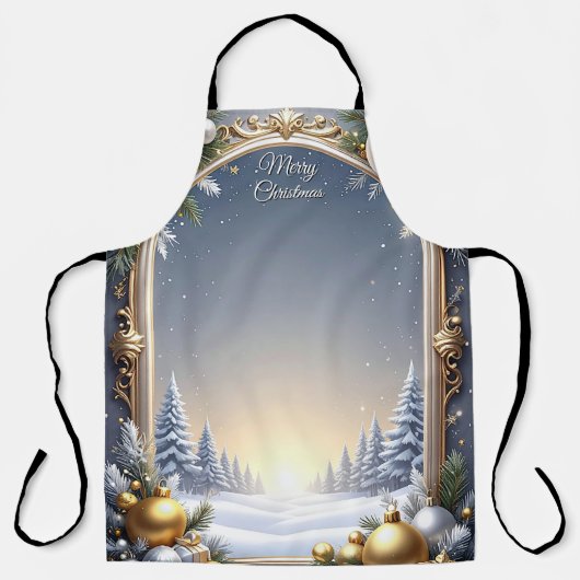 Weihnachtsfeiertage-Schürze Schürze (Vorderseite)