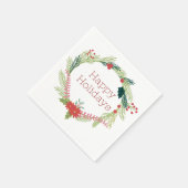 Weihnachtsfeiertage Serviette (Ecke)