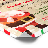 Weihnachtsfeiertage Spendenaktion Poster (Ecke)