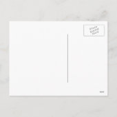 Weihnachtsfeiertage Strumpf Postkarte (Rückseite)