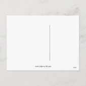 Weihnachtsfeiertage Strümpfe Postkarte (Rückseite)