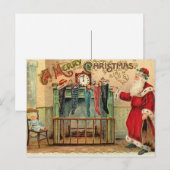 Weihnachtsfeiertage Strümpfe Postkarte (Vorne/Hinten)