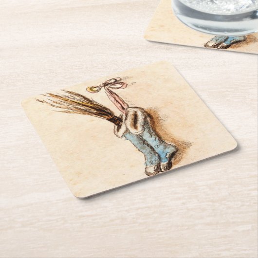 Weihnachtsfeiertage Strümpfe Rechteckiger Pappuntersetzer (angewinkelt)