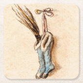 Weihnachtsfeiertage Strümpfe Rechteckiger Pappuntersetzer (Vorderseite)