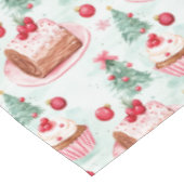 Weihnachtsfeiertage Süßigkeiten Tablecloth Tischdecke (Schrägansicht)