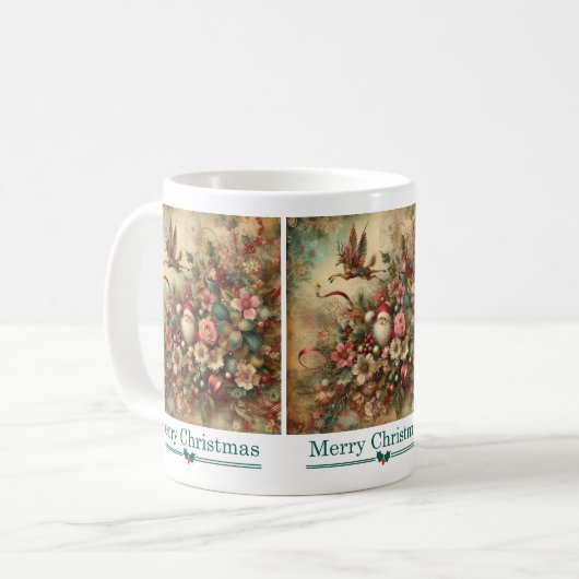 Weihnachtsfeiertage Tasse (Vorderseite Links)