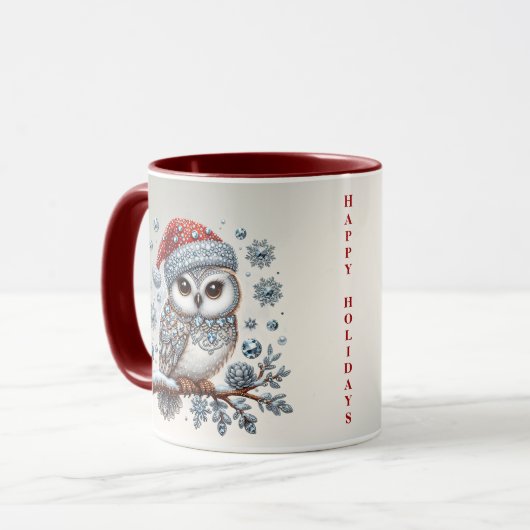 Weihnachtsfeiertage-Tasse Tasse (Vorderseite Links)