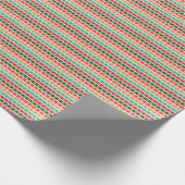 Weihnachtsfeiertage und -farben geschenkpapier (Ecke)