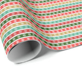 Weihnachtsfeiertage und -farben geschenkpapier (Rolleneckpunkt)