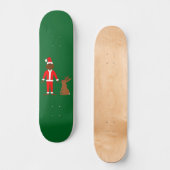 Weihnachtsfeiertage und Jackalope Skateboard (Vorderseite)